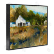 Liz Jardine | White Farmhouse Landscape Rustic