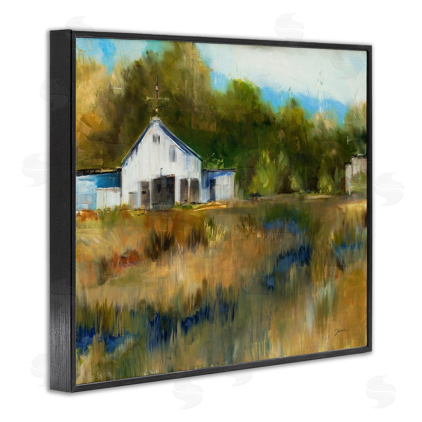 Liz Jardine | White Farmhouse Landscape Rustic