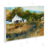 Liz Jardine | White Farmhouse Landscape Rustic