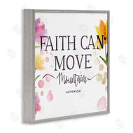 OnRei | Faith Moves Mountains Faith Based Florals