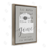 Stupell Studio | Till It's Gone TP Bathroom Sign