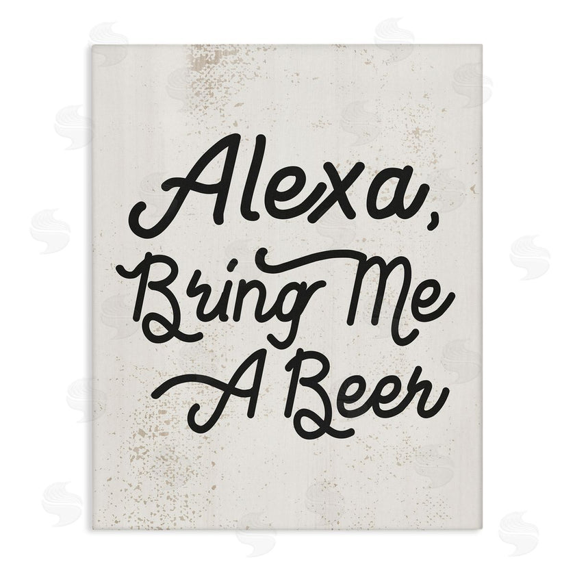 Stupell Studio | Alexa Bring Me Beer Kitchen Sign