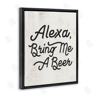 Stupell Studio | Alexa Bring Me Beer Kitchen Sign