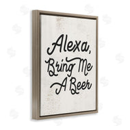 Stupell Studio | Alexa Bring Me Beer Kitchen Sign