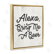 Stupell Studio | Alexa Bring Me Beer Kitchen Sign