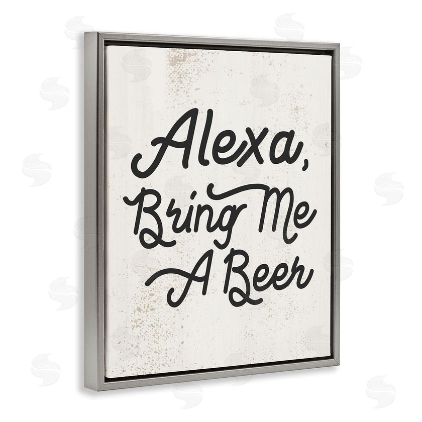 Stupell Studio | Alexa Bring Me Beer Kitchen Sign