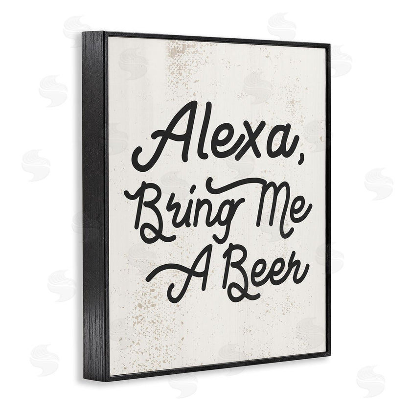 Stupell Studio | Alexa Bring Me Beer Kitchen Sign