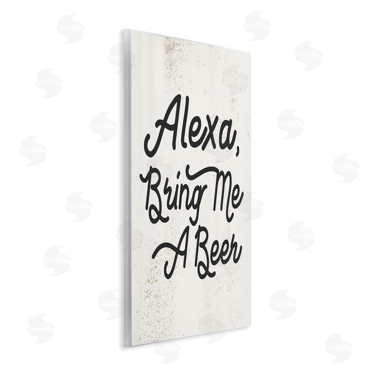 Stupell Studio Alexa Bring Me Beer Kitchen Sign Wall Plaque Art