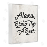 Stupell Studio | Alexa Bring Me Beer Kitchen Sign