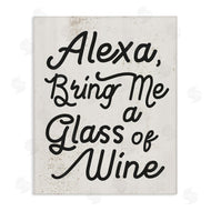 Stupell Studio | Alexa Bring Me Wine Kitchen Sign