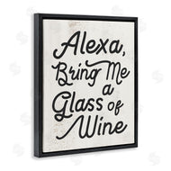Stupell Studio | Alexa Bring Me Wine Kitchen Sign