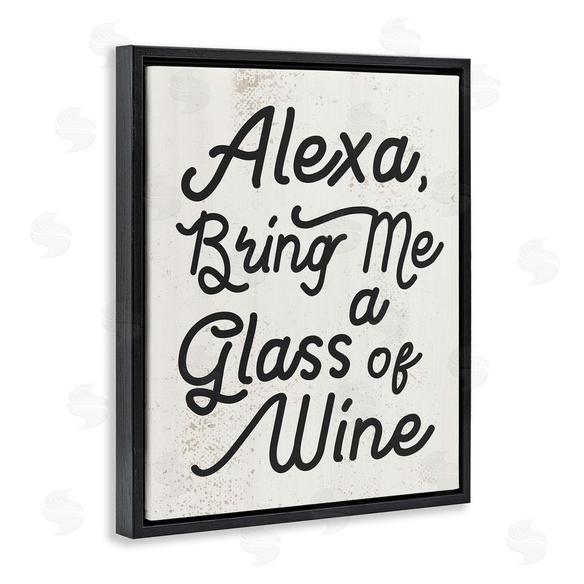 Stupell Studio | Alexa Bring Me Wine Kitchen Sign