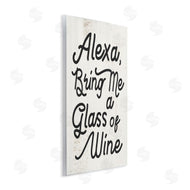 Stupell Studio | Alexa Bring Me Wine Kitchen Sign