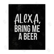 Stupell Studio | Alexa Bring Beer Chalk Style Design