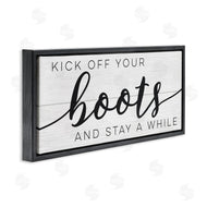 Stupell Studio | Rustic Kick Off Your Boots Sign