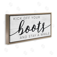 Stupell Studio | Rustic Kick Off Your Boots Sign