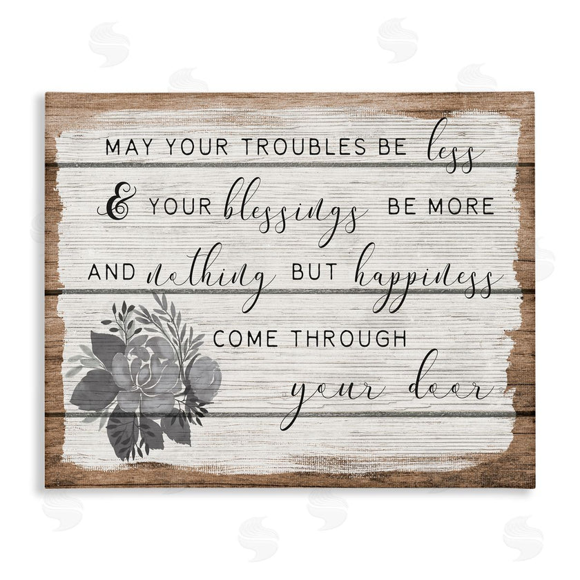 Stupell Studio | Troubles Be Less Country Floral