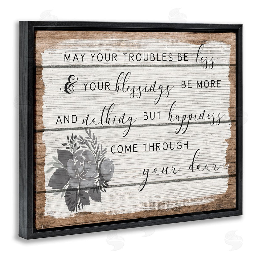 Stupell Studio | Troubles Be Less Country Floral