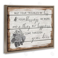 Stupell Studio | Troubles Be Less Country Floral