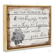 Stupell Studio | Troubles Be Less Country Floral