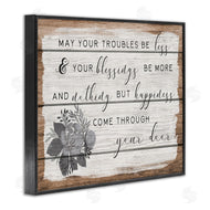 Stupell Studio | Troubles Be Less Country Floral