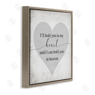 Stupell Studio | In My Heart Until Heaven Distressed