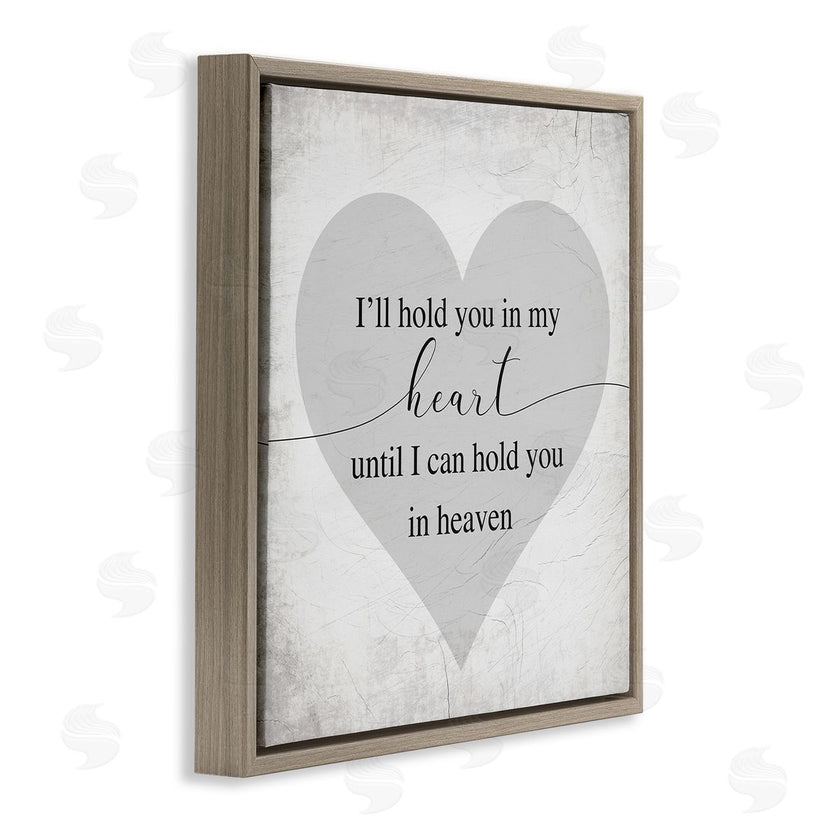 Stupell Studio | In My Heart Until Heaven Distressed