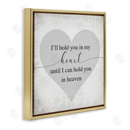 Stupell Studio | In My Heart Until Heaven Distressed