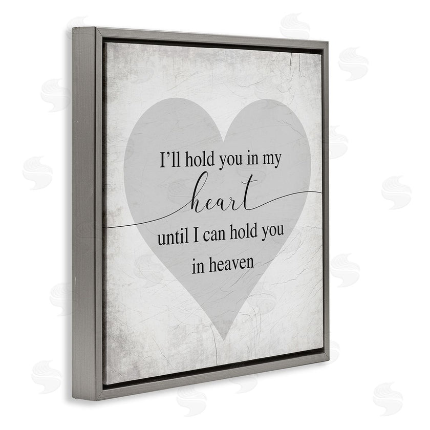 Stupell Studio | In My Heart Until Heaven Distressed
