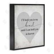 Stupell Studio | In My Heart Until Heaven Distressed
