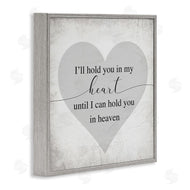 Stupell Studio | In My Heart Until Heaven Distressed