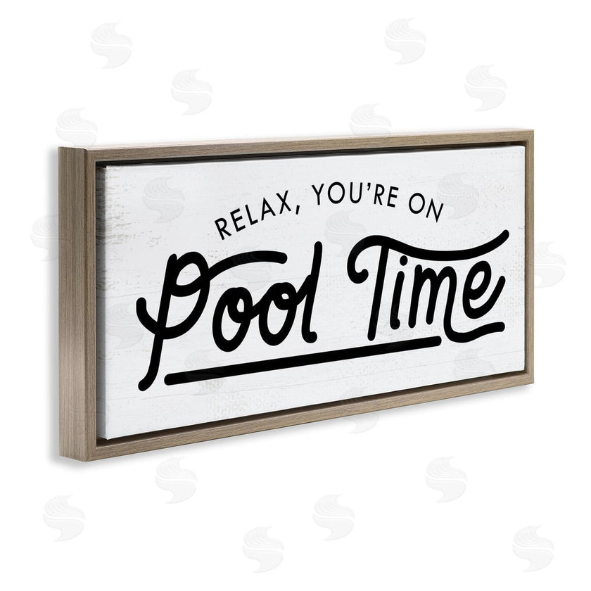 Stupell Studio | Pool Time Summer Phrase