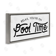 Stupell Studio | Pool Time Summer Phrase
