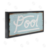 Stupell Studio | Rustic Pool Sign Distressed Wood