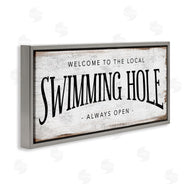 Stupell Studio | Rustic Summer Swimming Hole Sign