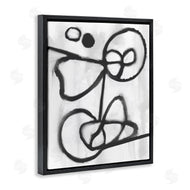 Stupell Studio | Abstract Linework Shapes Black
