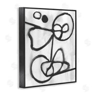 Stupell Studio | Abstract Linework Shapes Black