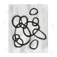 Stupell Studio | Circular Linework Abstract Black White