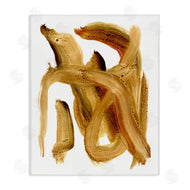 Stupell Studio | Abstract Brush Stroke Brown
