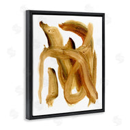 Stupell Studio | Abstract Brush Stroke Brown
