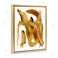 Stupell Studio | Abstract Brush Stroke Brown