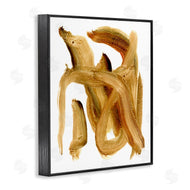 Stupell Studio | Abstract Brush Stroke Brown