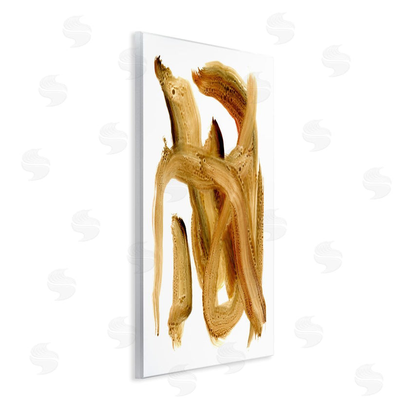 Stupell Studio | Abstract Brush Stroke Brown