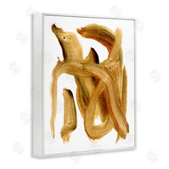 Stupell Studio | Abstract Brush Stroke Brown