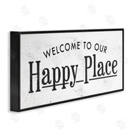 Stupell Studio | Welcome to Our Happy Place Design