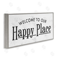 Stupell Studio | Welcome to Our Happy Place Design