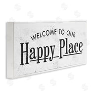 Stupell Studio | Welcome to Our Happy Place Design