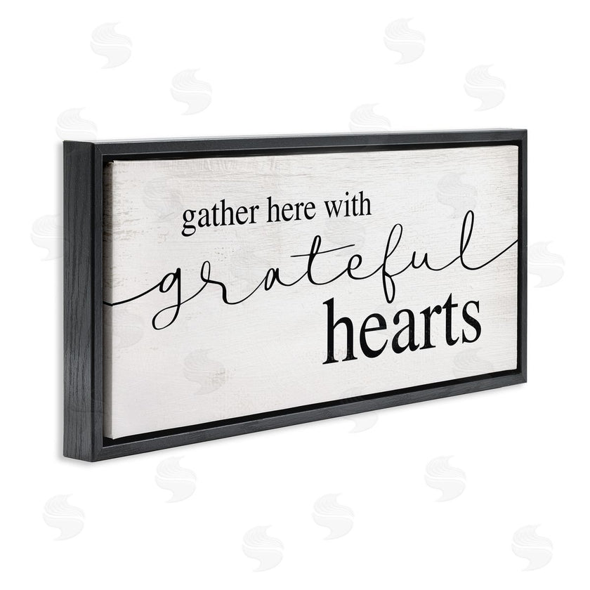 Stupell Studio | Gather Grateful Hearts Charming Design