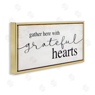 Stupell Studio | Gather Grateful Hearts Charming Design