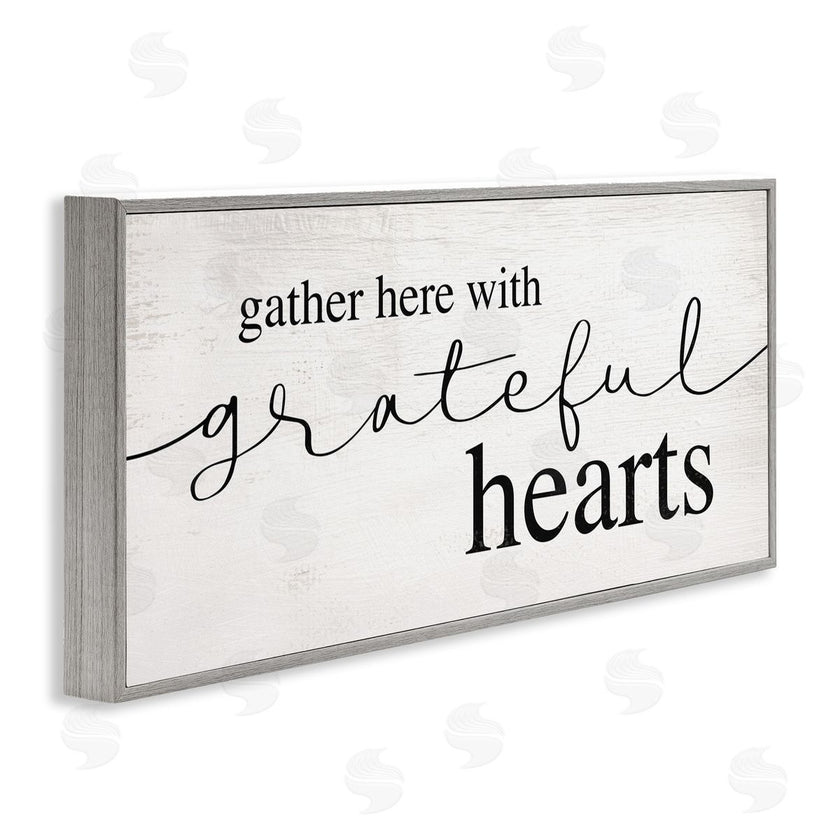 Stupell Studio | Gather Grateful Hearts Charming Design